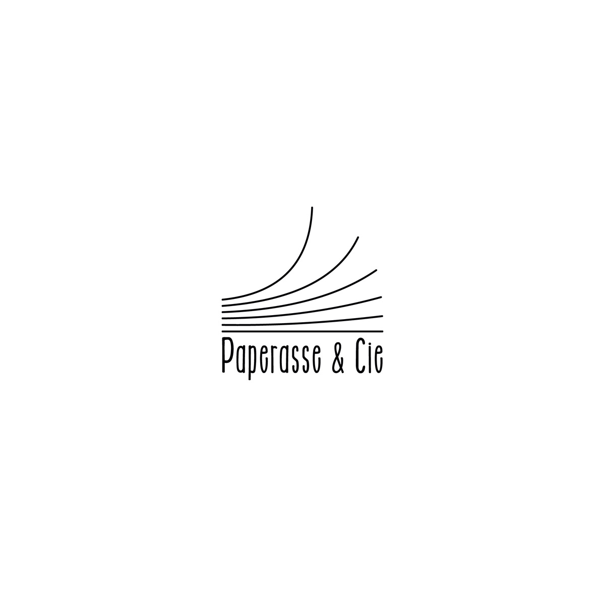 bomsky - graphisme - logo pour l'entreprise Paperasse et Cie